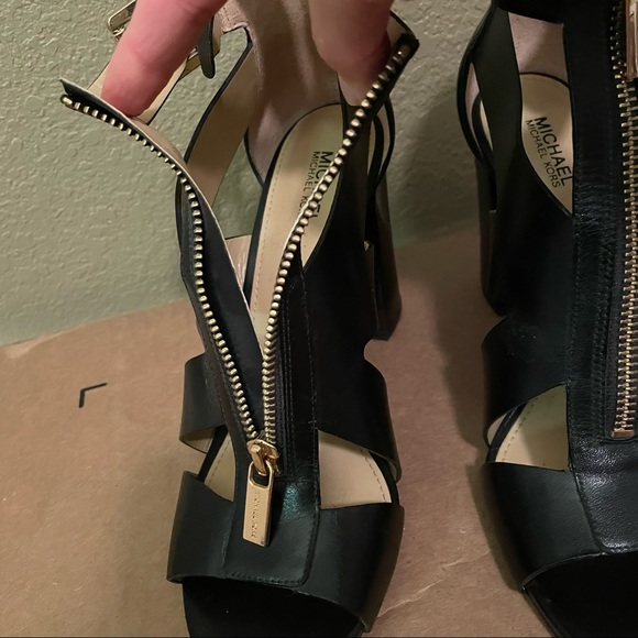 Michael Kors 4” black heels - Picture 2 of 8